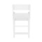 Flash Furniture Hercules Tucker White Lightweight Foldable Chairs, Removable White Vinyl Padded Seats, 2PK 2-LE-L-1M-WH-GG - alternate 3