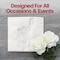 Smarty Had A Party White with Silver Antique Floral Paper BeverageCocktail Napkins 600 Napkins, 600PK 2294-CASE - alternate 3