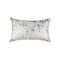 Homeroots Set of Two 12" X 20" Gray and Silver Abstract Cowhide Lumbar Throw Pillows with Glitter, 2PK 544644 - alternate 2