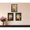 Homeroots Set Of Three Romantic Autumn Black Framed Print Wall Art, 3PK 408198 - alternate 3