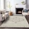 Homeroots 9' X 12' Beige Brown And Ivory Oriental Washable Indoor Outdoor Area Rug 598170 - alternate 2