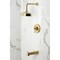 Kingston Brass Single-Handle Pressure Balanced Tub and Shower Faucet, Brushed Brass KB6337PL - alternate 2