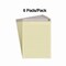Tru Red Notepads, Narrow Rule, 50 Canary Yellow 8.5 x 11.75 Sheets, 6PK TR59921 - alternate 3