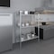 Amgood 3 Tier Galvanized Steel Dry Storage Unit. 24 in. x 43 in. x 60 in. 3GS-2443-Z - alternate 3