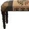 Homeroots 47in Shades of Brown Black Leg Southwest Upholstered Bench 483754 - alternate 2