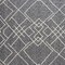 Homeroots Charcoal and Off White Geometric Twin Cotton Coverlet With Fringe 548241 - alternate 2