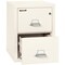 Fireking 2 Drawer, 1 Hr Fire & impact rated, 25" depth Letter Ivory White 2-1825-CIW - alternate 2