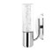Jonathan Y Bolha 5.5 in. 1-Light Minimalist Modern Bubble Acrylic/Iron Integrated LED Vanity Light, Chrome JYL7222A - alternate 5