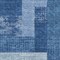 Homeroots 5' X 8' Navy Blue And Sky Blue Geometric Washable Indoor Outdoor Area Rug 612449 - alternate 3