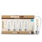 Bulbrite LED Filament PK of 4, 7.6 W Dimmable ST18 Light Bulb with Clear Finish and E26 Base - 4000K 776244 - alternate 4