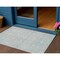 Homeroots 3' X 5' Aqua Damask Washable Indoor Outdoor Area Rug 607674 - alternate 1