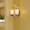 Vaxcel Yoho 2 Light Bronze Rustic Antler Bathroom Vanity Fixture W0033 - alternate 1