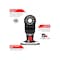 Freud Oscillating Wood Blade Starlock 2.5in W Bi-Metal Curve Contact Edge Round Nail-Embedded Woo, 3PK DOS250BW3 - alternate 4