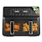 Nutrichef Double Basket Air Fryer 8.8 QT, Black NCAF5508AT - alternate 1