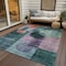 Homeroots 10' X 14' Green Copper And Purple Geometric Washable Indoor Outdoor Area Rug 604329 - alternate 3
