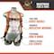 Malta Dynamics Warthog Side D-Ring Full Body Harness, XL/2XL, 130-310 lb, Pass-Through Chest/ Side D-Ring B1103 - alternate 2