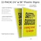 Signmission Safety=Success Winning Formula, Plastic Signs Only 24 Inch x 36 Inch, Corrugated Plastic, 2PK CSB-2436-2PACK-Safety=SuccessWinningForm - alternate 2