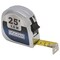 Vulcan Tape Measure, 25 ft L Blade, 1 in W Blade, Steel Blade, ABS Plastic Case, Silver Case 62-7.5X25-C - alternate 1