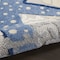 Homeroots 5' X 8' Navy Blue And Gray Starfish Indoor Outdoor Area Rug 546824 - alternate 2