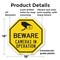 Signmission Beware Cameras in Operation, 18 Inch X 18 Inch, Plastic Sign OC-P-18-327 - alternate 2