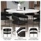 Leisuremod Aero Collection Modern Dining Chair in Charcoal, 2PK AC23CH2 - alternate 2