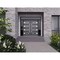 Vdomdoors Front Exterior Prehung Aluminum Double Doors Ronex0131 Black Enamel 2 Sidelights and Top Transom RONEX0131DEXD-BLK-W14+72+14xH96+14-LH-O - alternate 2