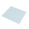 Apollo Tile Cirkel 11.46 in. x 12.4 in. Matte Blue Porcelain Mosaic Wall and Floor Tile 9.87 sqft/case, 10PK ORB88016LBLM - alternate 2