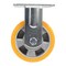 Vestil Polyurethane Rigid Caster 5 In. Diameter x 2 In. Width 990 Lb. Capacity Orange/Gray CST-VE-5X2PUA-R - alternate 3