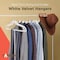 Campior Premium White Clothes Hangers, Slim, Durable, with Shoulder Grooves for Coats and Laundry, 150PK CMPVVH150WH - alternate 2