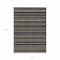 Homeroots 10' X 14' Black And Taupe Striped Washable Indoor Outdoor Area Rug 610521 - alternate 3