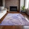 Homeroots 3' X 5' Gray and Purple Abstract Washable Non Skid Indoor Outdoor Area Rug 559409 - alternate 4