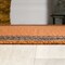Jonathan Y James Modern Border Stripe Orange/Dark Gray 5 ft. x 8 ft. Indoor/Outdoor Area Rug SMB201A-5 - alternate 2