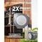 Wrightmaster Retractable 1/2 in. Dia x 130 ft. Wall Mount Garden Hose Reel with 9 Modes Nozzle, 180 Deg Swivel ZOR-I40LS - alternate 2