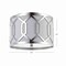 Jonathan Y Hex 2-Light 12.5" Metal LED Flush Mount, Chrome JYL3501B - alternate 3