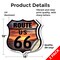 Signmission Route Us 66 Sunset, 18 inch X 18 inch, Vinyl Decal, 2PK SHI-D-2PACK-18-482 - alternate 2