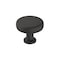 Amerock Factor 1-1/4 in 32 mm Diameter Matte Black Cabinet Knob BP36780FB - alternate 1