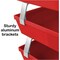 Acrimet Facility 3 Tier Letter Tray Side Load Letter Size Desktop File Organizer Plastic Solid Red 255.VM - alternate 2