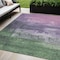 Homeroots 5' X 8' Lavender And Lilac Abstract Washable Indoor Outdoor Area Rug 610938 - alternate 1