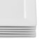 Gibson Home Our Table Simply White Fine Ceramic 6 Piece 7.25in Salad Plate Set in White 133030.01 - alternate 2