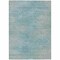 Homeroots 10' X 14' Aqua Teal Blue And Gray Abstract Washable Indoor Outdoor Area Rug 587199 - alternate 3