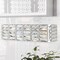 Jonathan Y Evelyn Crystal Rectangle 24.25" 3-Light Iron/Crystal Glam Modern LED Vanity Light, Chrome JYL7540A - alternate 4