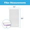Filtrete 12 in. W X 36 in. H X 1 in. D 1500 MPR Pleated Air Filter 1 pk 2014DC-4 - alternate 2