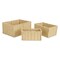 Homeroots Set of Three Natural Rope And Metal Box, 3PK 571504 - alternate 4