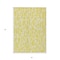 Homeroots 5' X 8' Yellow And Ivory Geometric Washable Indoor Outdoor Area Rug 599323 - alternate 2