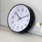 Clockswise Black 8-In Analog Clock - Silent, Non-Ticking for Wall, Office Desk, Table and Shelf,  QI004744.BK.8 - alternate 4