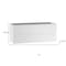 Homeroots 40" White Wood Freestanding Bathroom Vanity With White Sink And Two Drawers 627496 - alternate 2