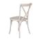 Flash Furniture Advantage White Resin X-Back Chair, PK2 RESXB-WHITE-2 - alternate 2