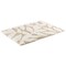 Lavish Home 2PC Bathroom Rug Set 100% Cotton Bath Mats w/ Textured Botanical Leaf Print for Boho Bathroom Decor ST-BATH5-BN - alternate 3