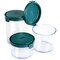 Spice By Tia Mowry Spicy Thyme 4 Piece Plastic Storage Set in Teal 136566.04 - alternate 2