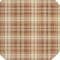 Homeroots 8' Brown Black And Beige Round Plaid Washable Indoor Outdoor Area Rug 597131 - alternate 4